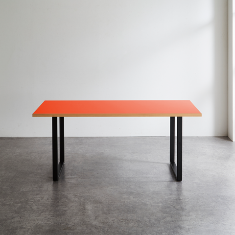 カタリナ サイズオーダーテーブル オレンジレッド / オーダーカラー/ CATARINA