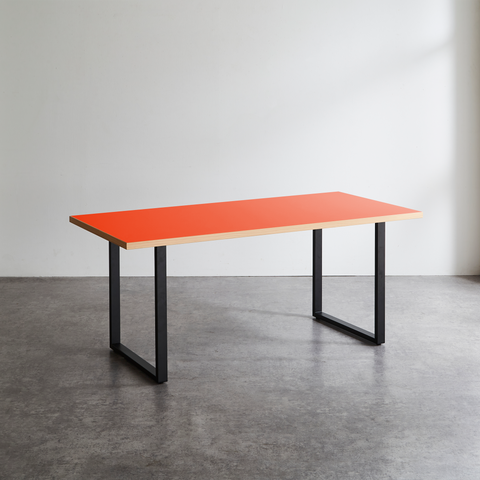カタリナ サイズオーダーテーブル オレンジレッド / オーダーカラー/ CATARINA