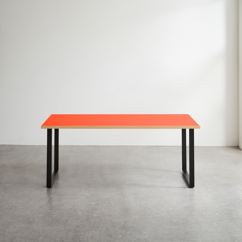 カタリナ サイズオーダーテーブル オレンジレッド / オーダーカラー/ CATARINA