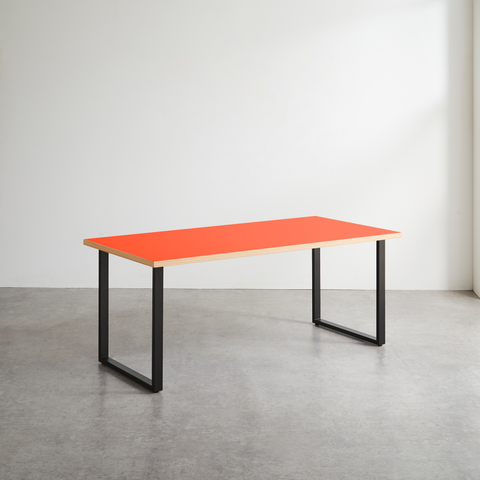 カタリナ サイズオーダーテーブル オレンジレッド / オーダーカラー/ CATARINA
