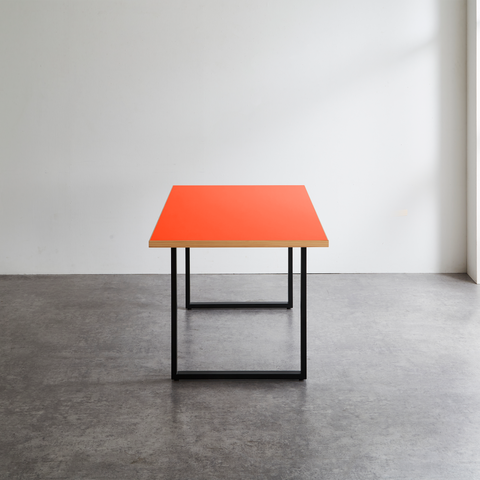 カタリナ サイズオーダーテーブル オレンジレッド / オーダーカラー/ CATARINA