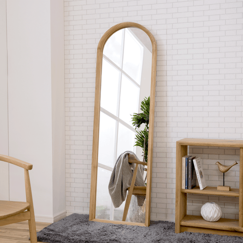 関家具リープ スタンドミラー 全身鏡姿見木製天然木 関家具リープ スタンドミラー 全身鏡姿見木製天然木